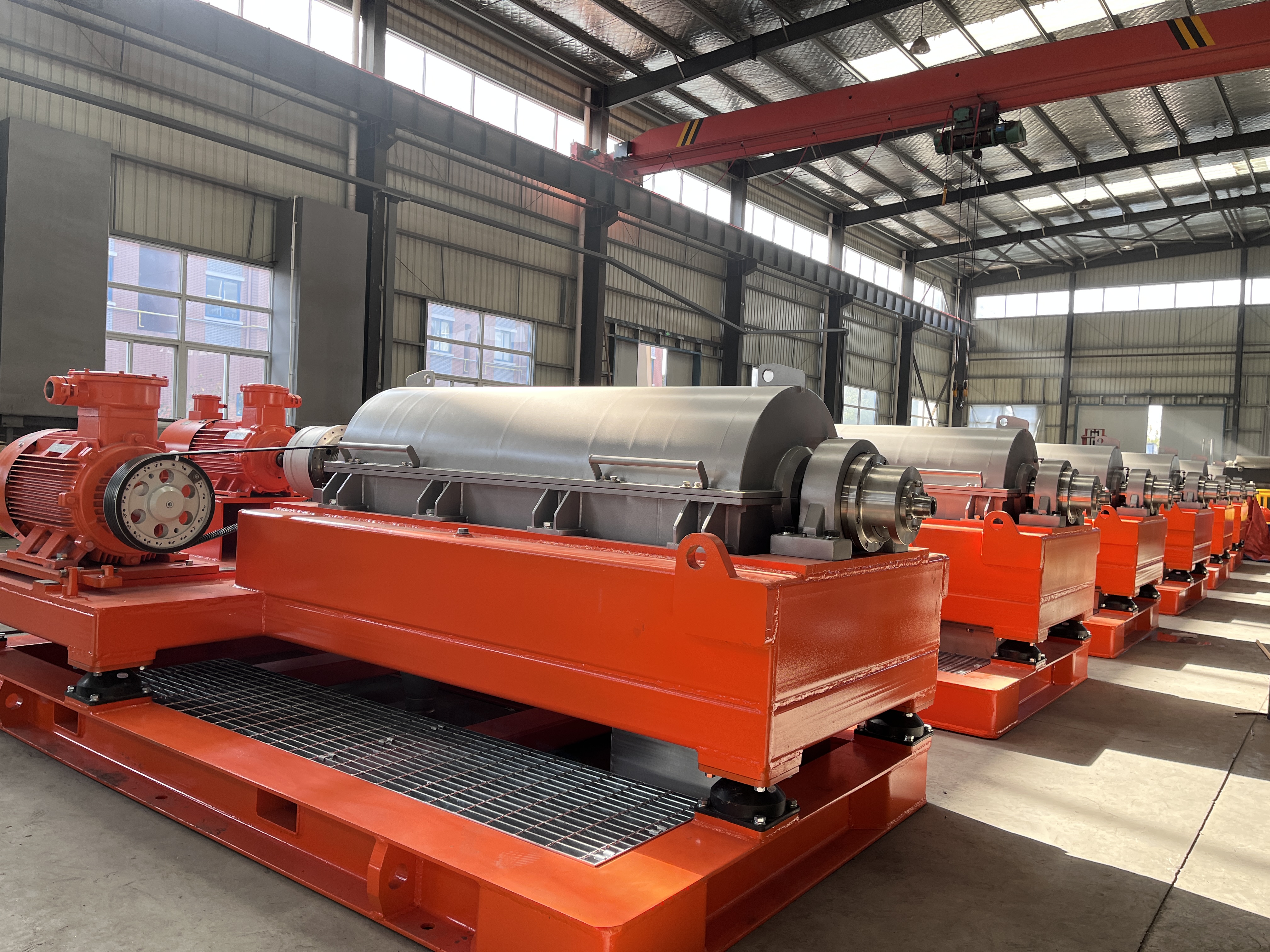 High Speed Horizontal Decanter Centrifuge Machine For Mud Treatment